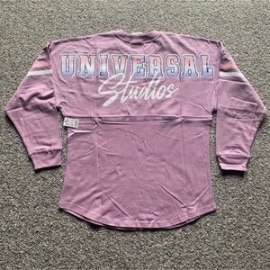 NWT Universal Studios Spirit Jersey-Style Shirt, Sz Small